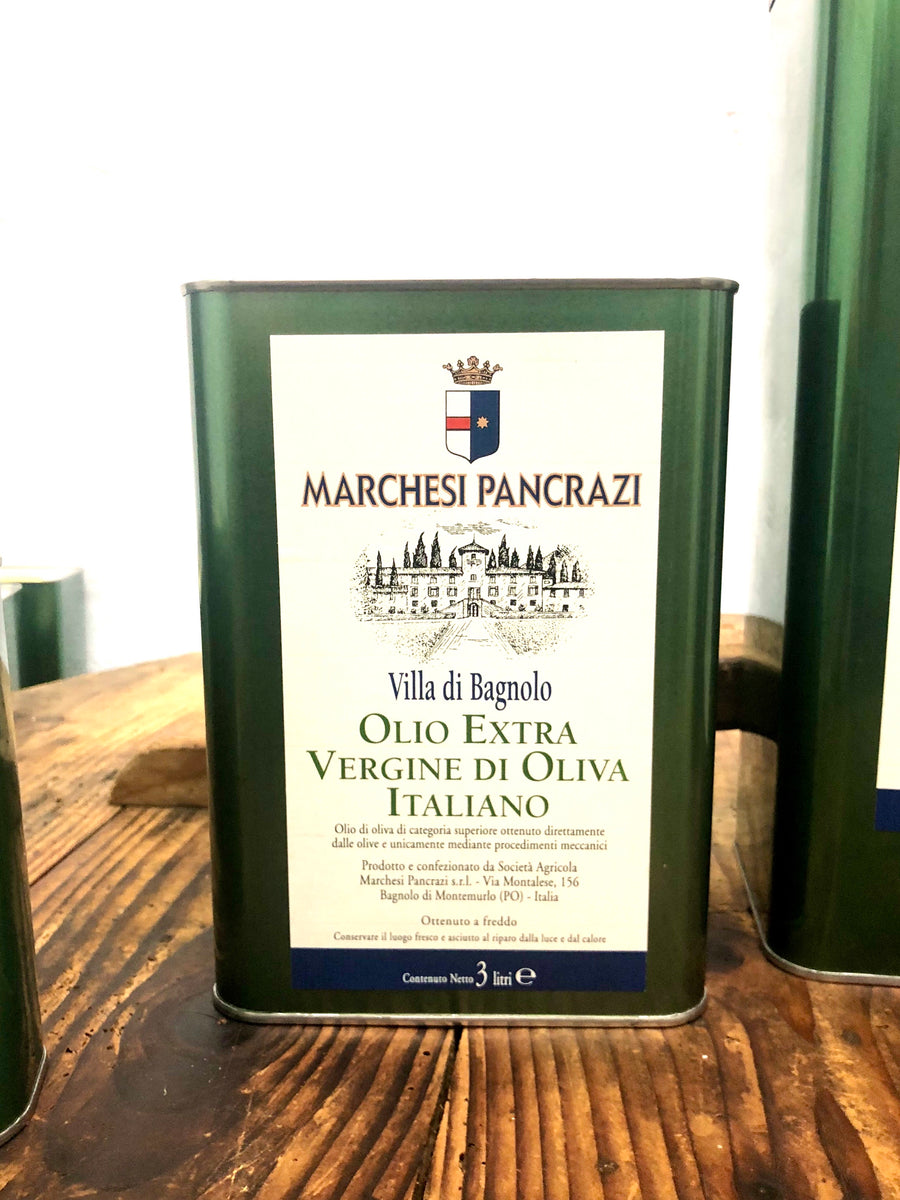 Olio Extra Vergine d'Oliva - latta 3 lt. – Marchesi Pancrazi