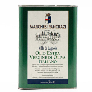 Olio Extra Vergine d'Oliva - latta 3 lt.